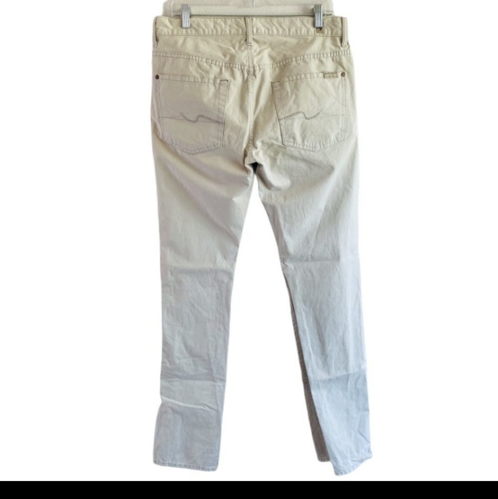 7 for all Mankind “The Straight” Khaki Pants Sz 32